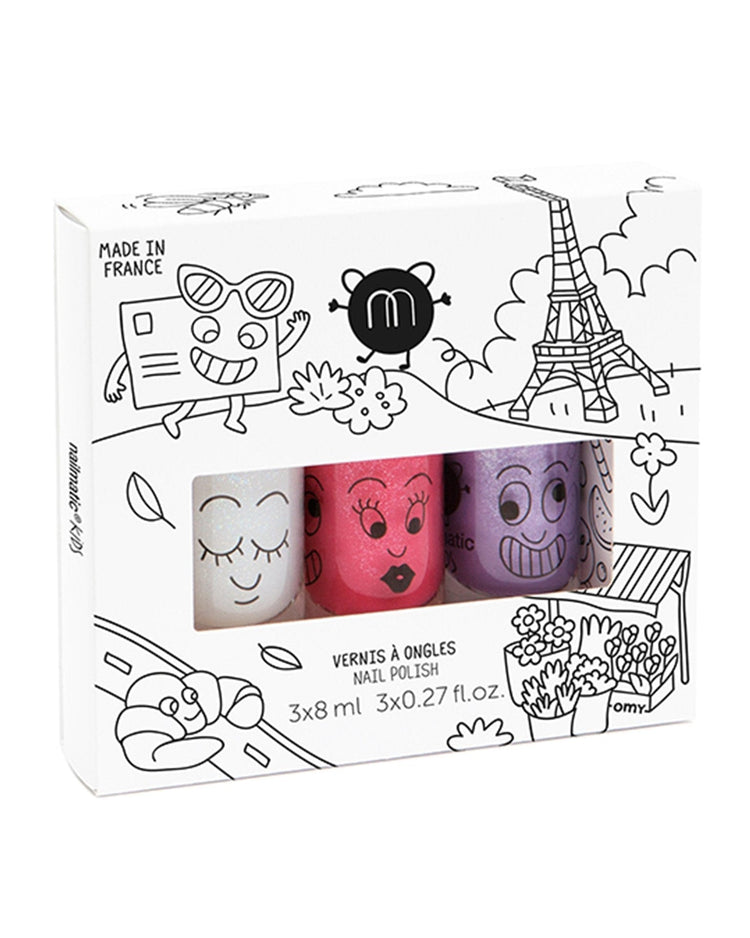 nail polish set in city