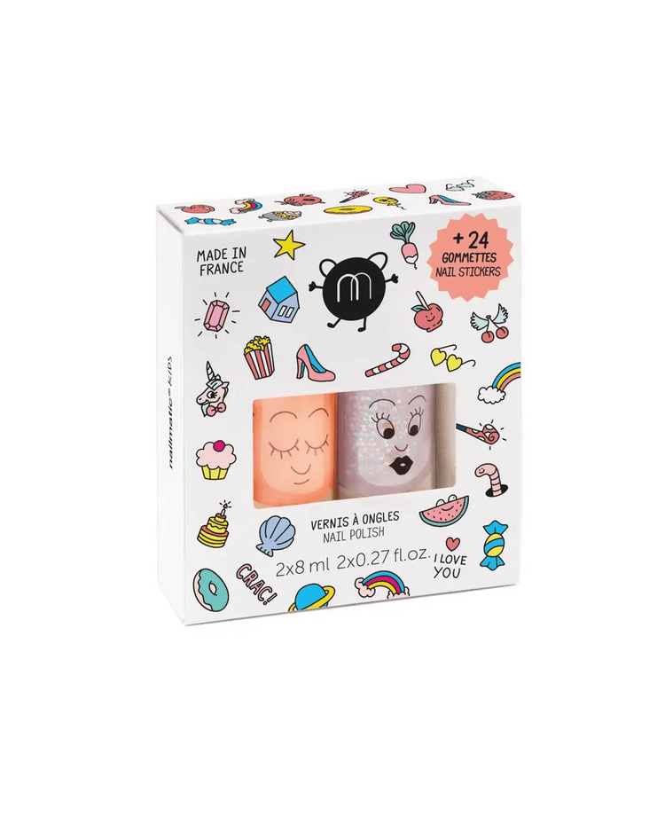 nailmatic nail polish + sticker set in crac play Little