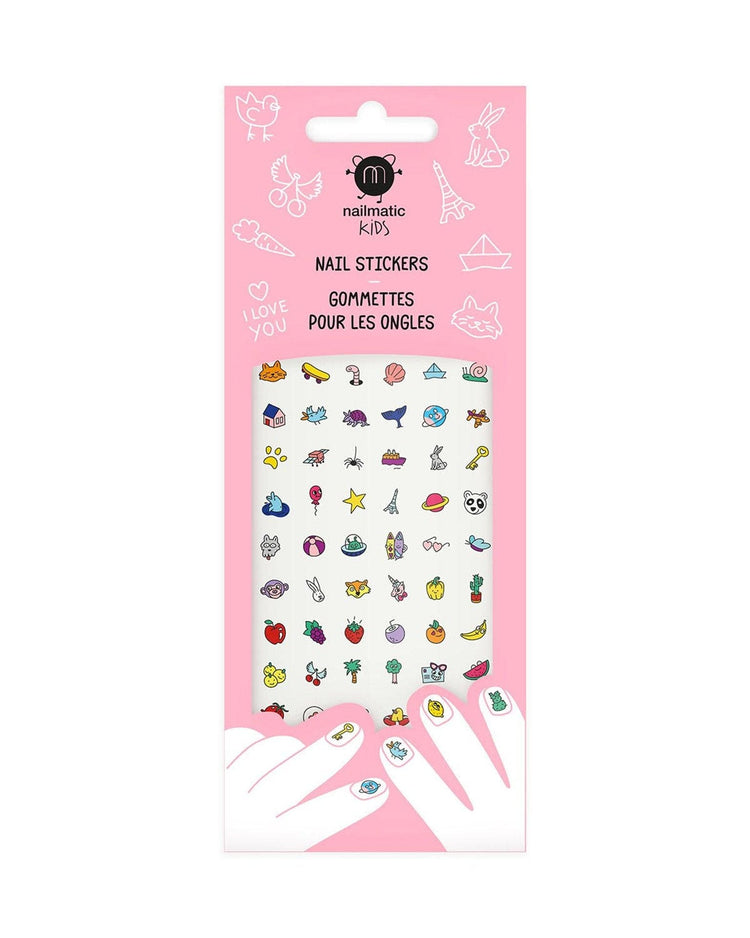 Little nailmatic room nail stickers in happy nails