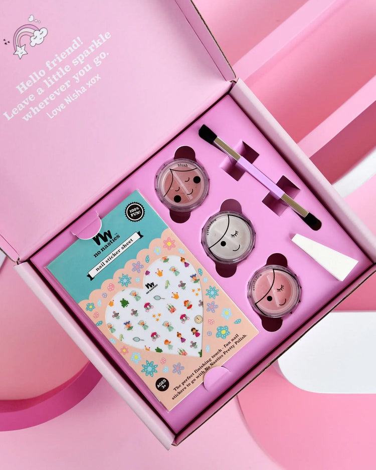 Little no nasties play pink play makeup goody pack in nisha