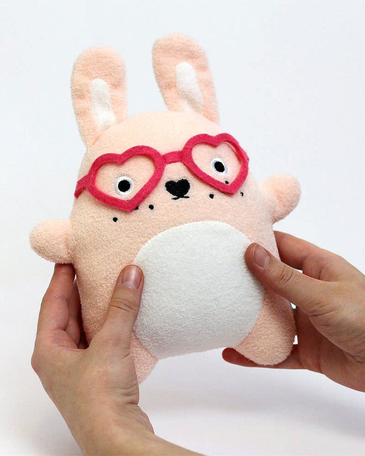 Little noodoll play ricebonbon pink glasses plush toy