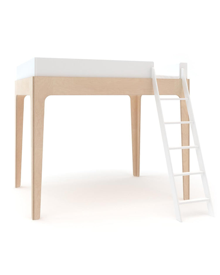 Little oeuf room perch loft full bed in birch