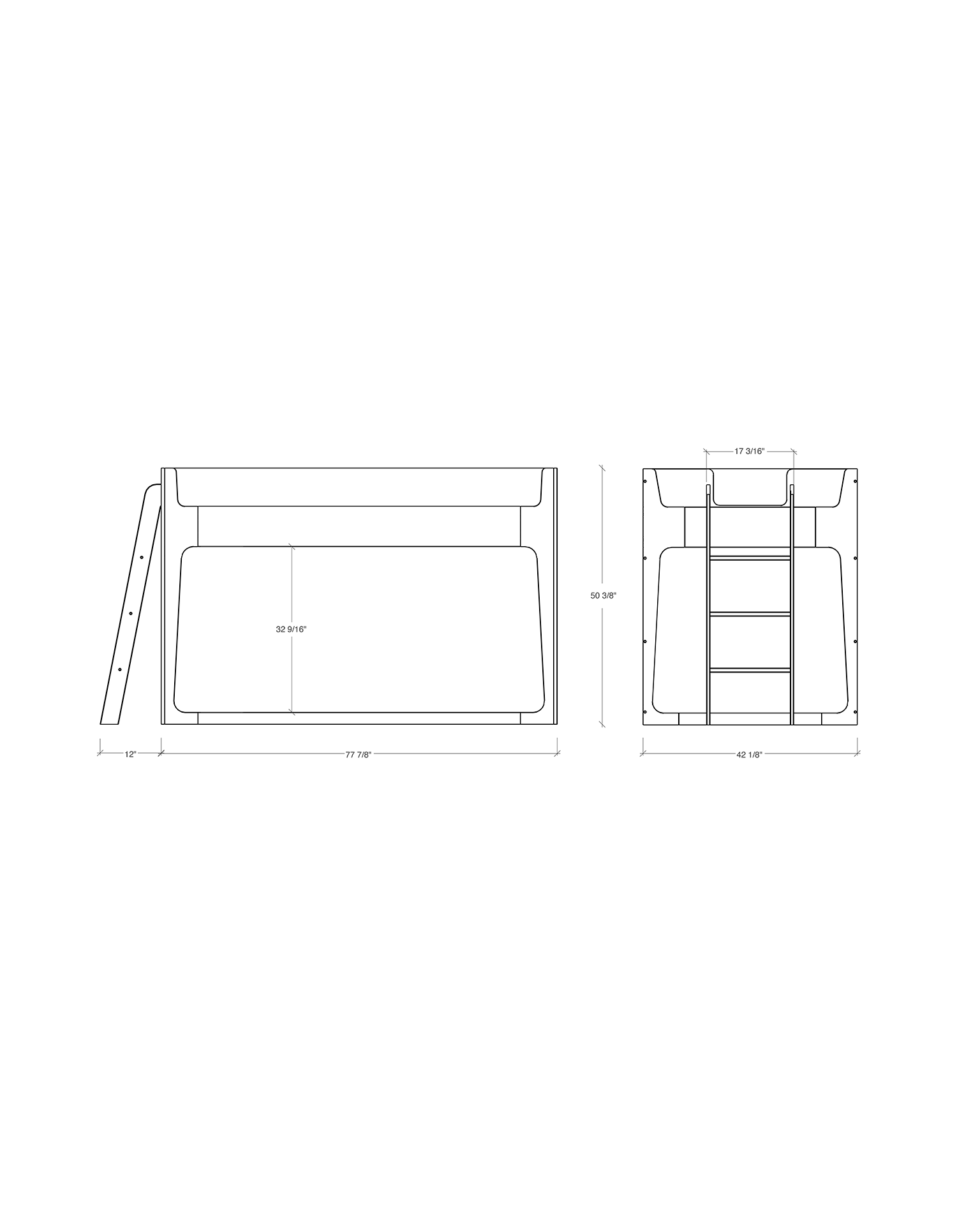 Little oeuf room perch nest loft bed