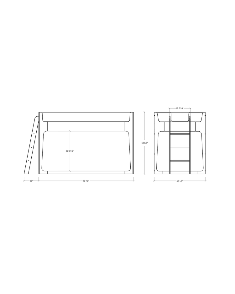 Little oeuf room perch nest loft bed