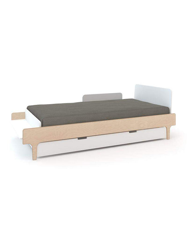 Little oeuf room river trundle bed in white