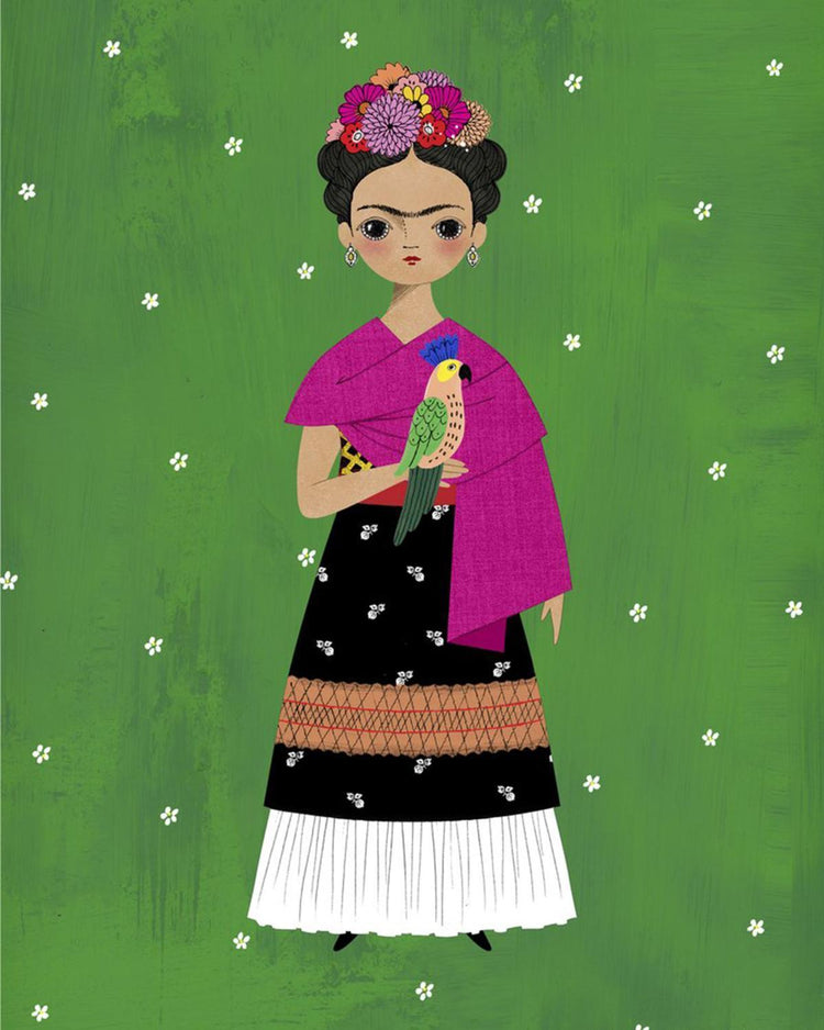Little of unusual kind play frida paper doll kit