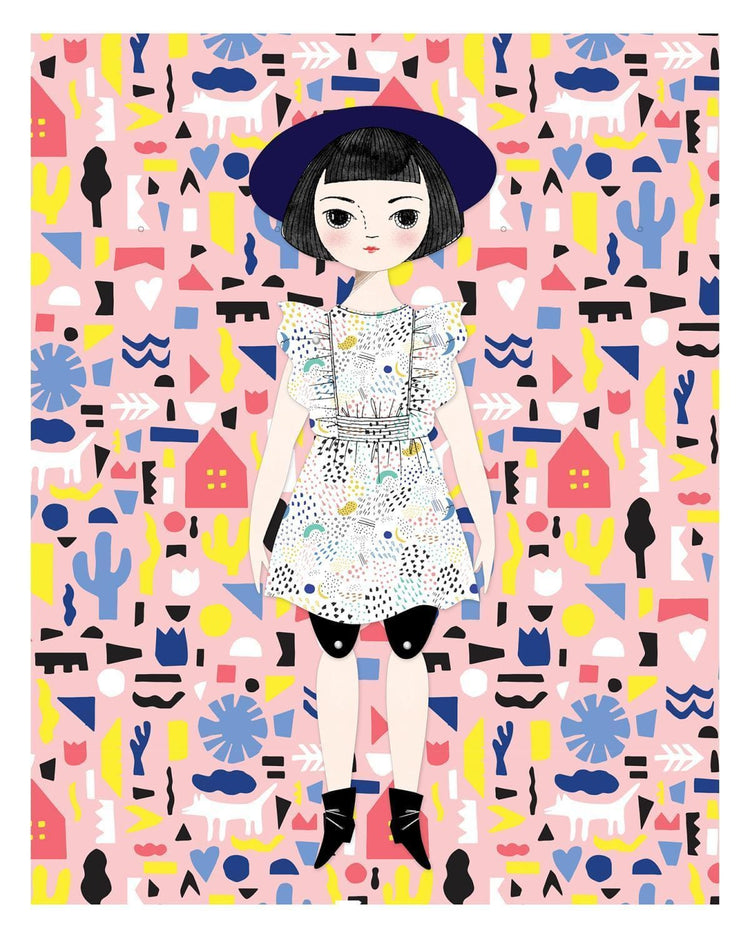 Little of unusual kind play Olive Paper Doll Kit