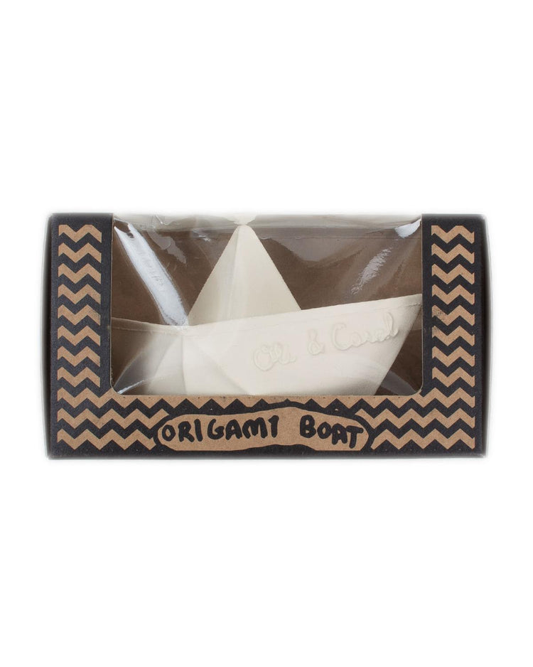 oli + carol origami boat in white play Little