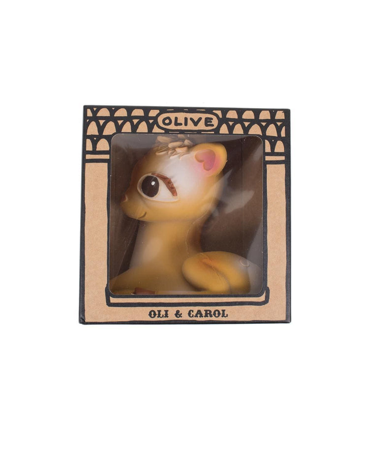 Little oli + carol play olive the deer