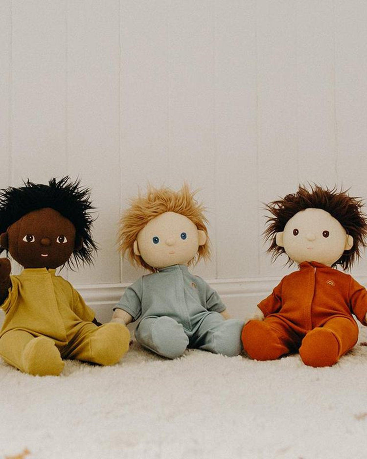 Little olli ella play dinkum doll pjs in ginger