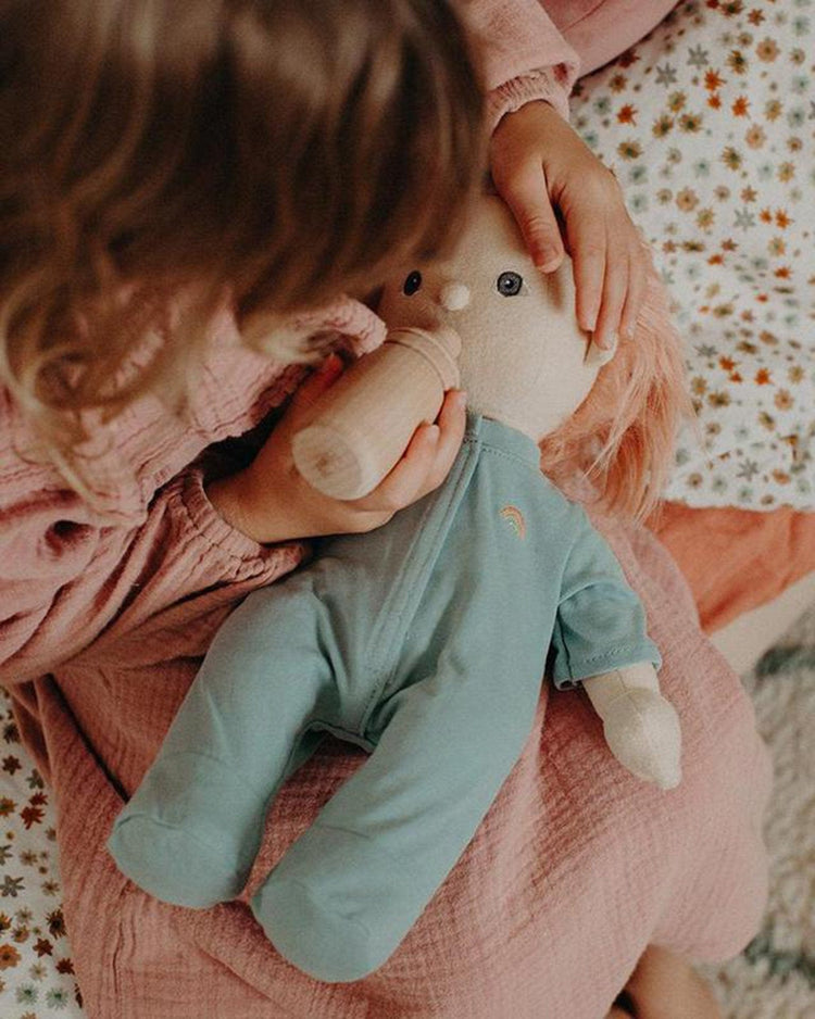 Little olli ella play dinkum doll pjs in sky