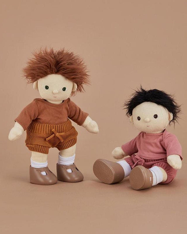 Little olli ella play dinkum doll snuggly set in toffee