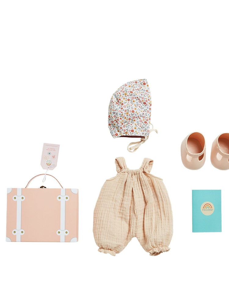 Little olli ella play dinkum doll travel togs in blush