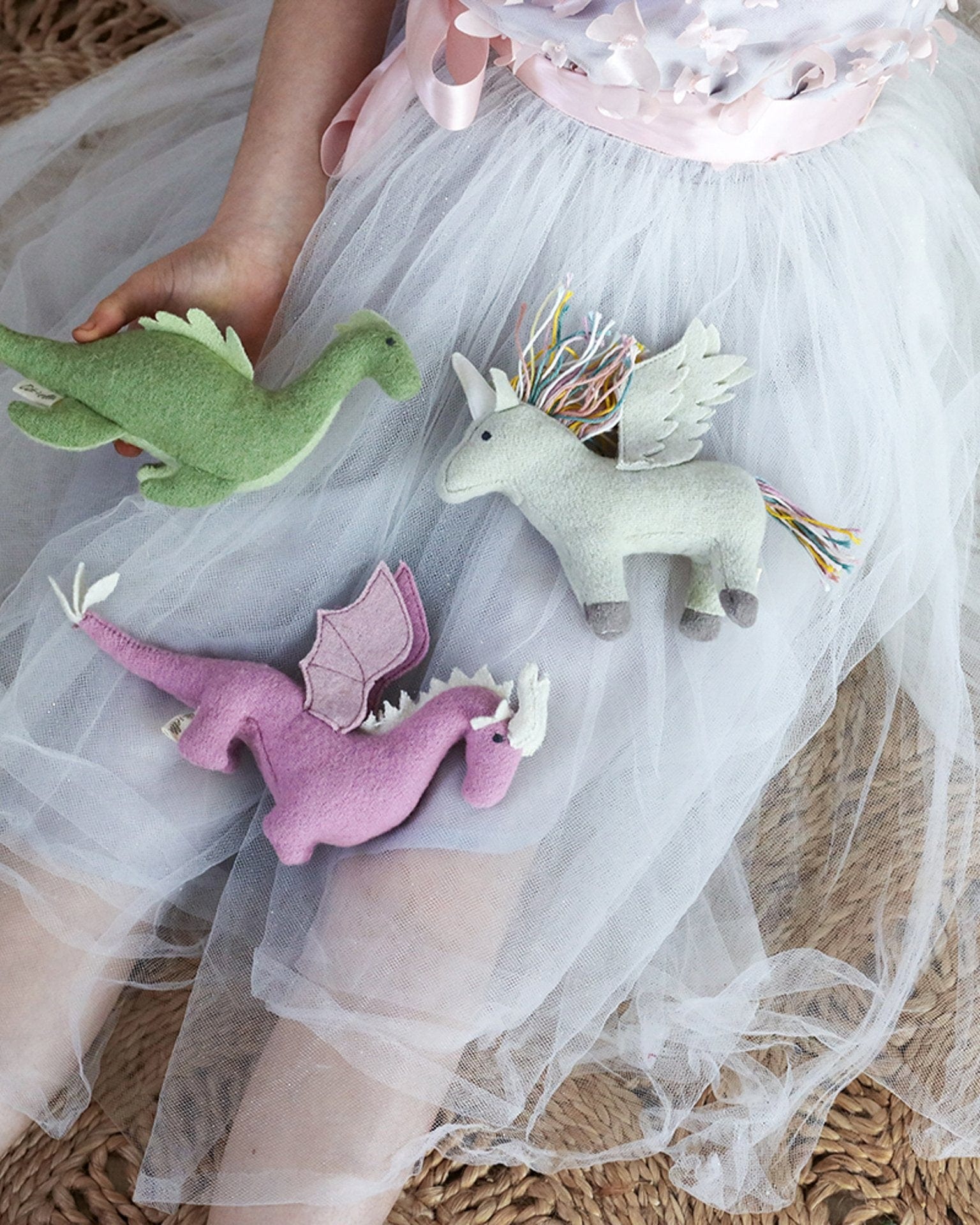 Little olli ella play holdie folk magical creatures