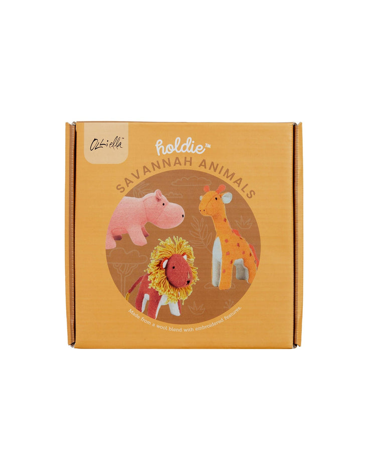 Little olli ella play holdie savannah animals