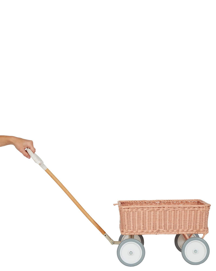 Little olli ella room rattan wonder wagon in rose