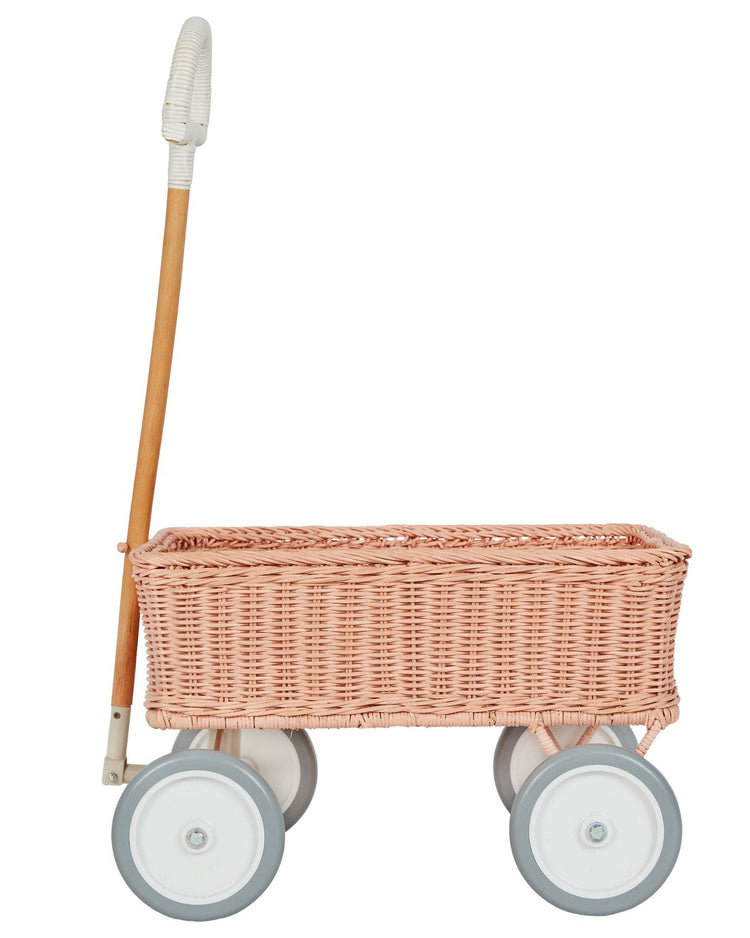 Little olli ella room rattan wonder wagon in rose