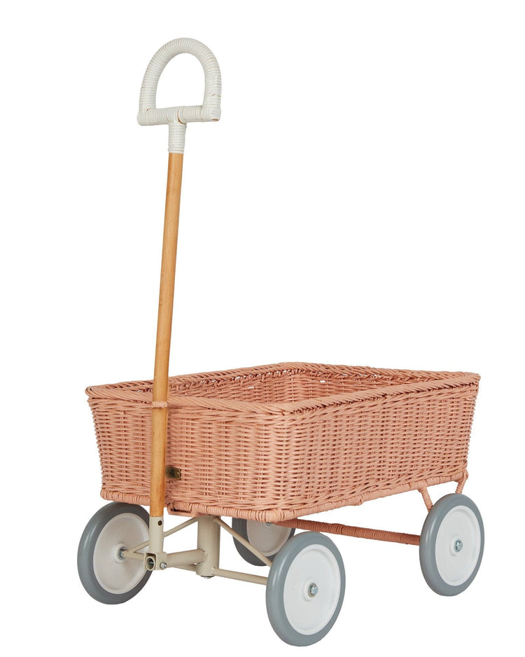Little olli ella room rattan wonder wagon in rose