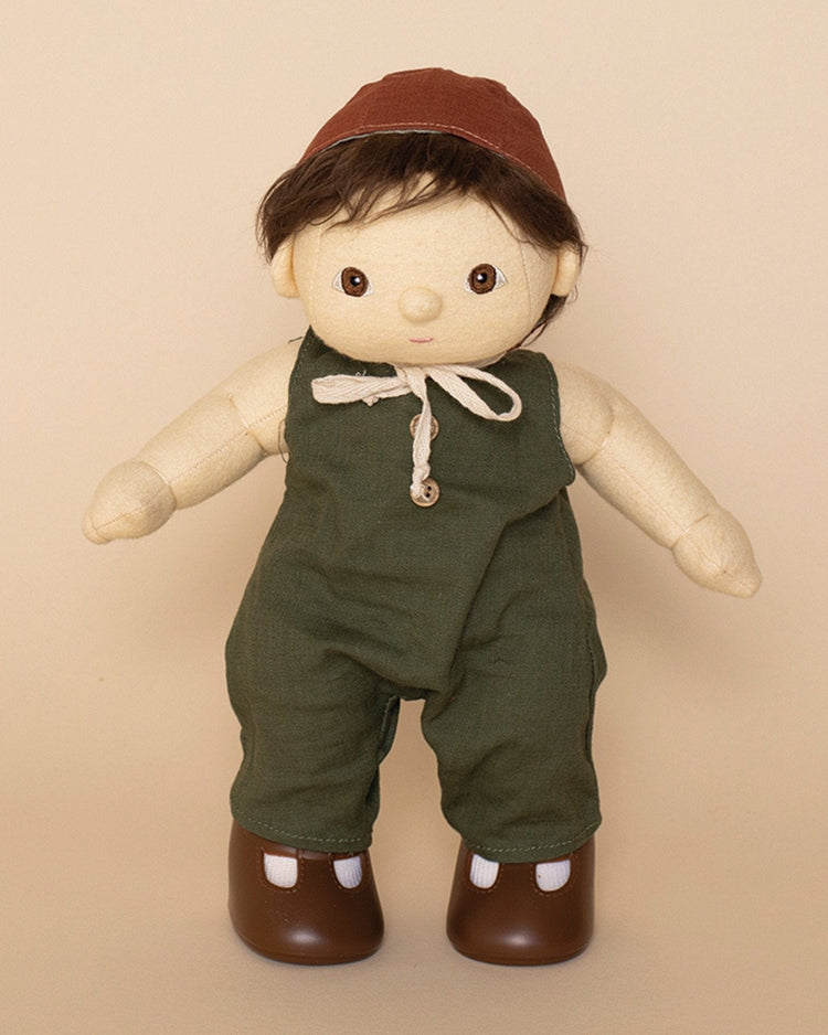 Little olli ella usa play dinkum doll travel togs in mustard