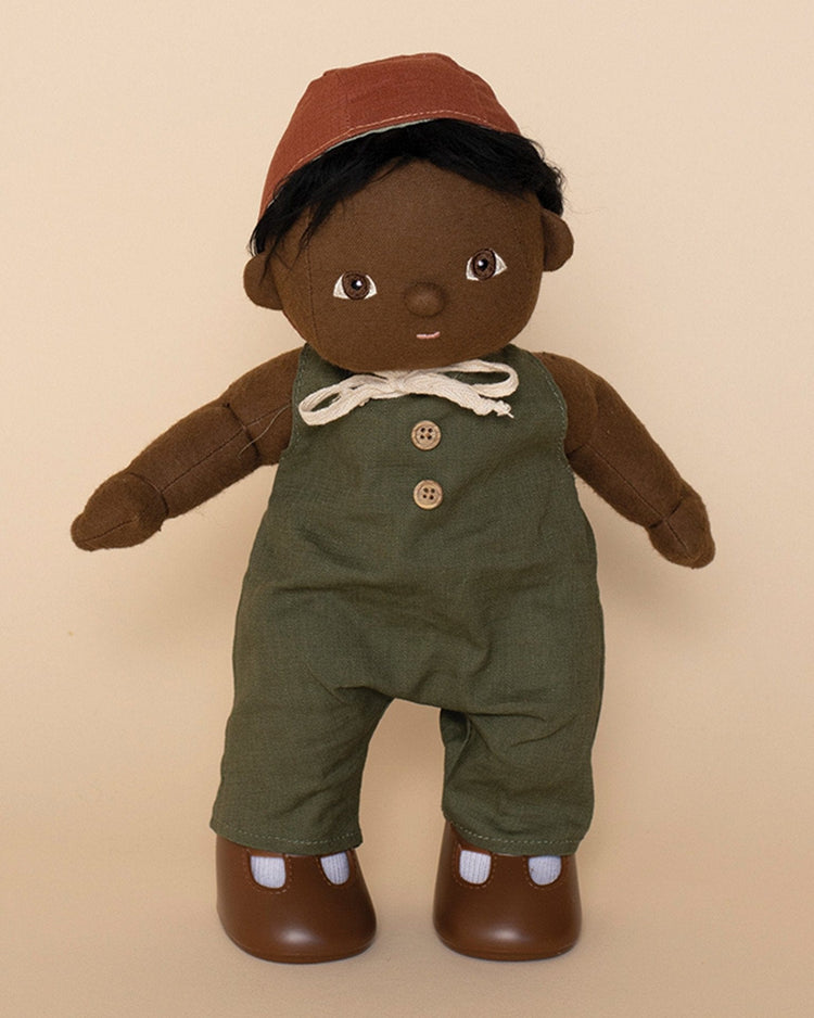 Little olli ella usa play dinkum doll travel togs in mustard