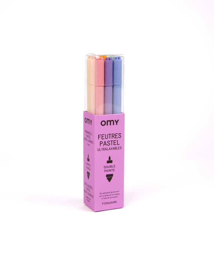 Little omy play 9 pastel markers