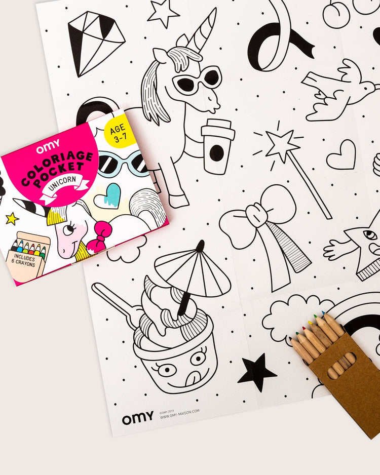 Little omy play kawaii giant sticker poster