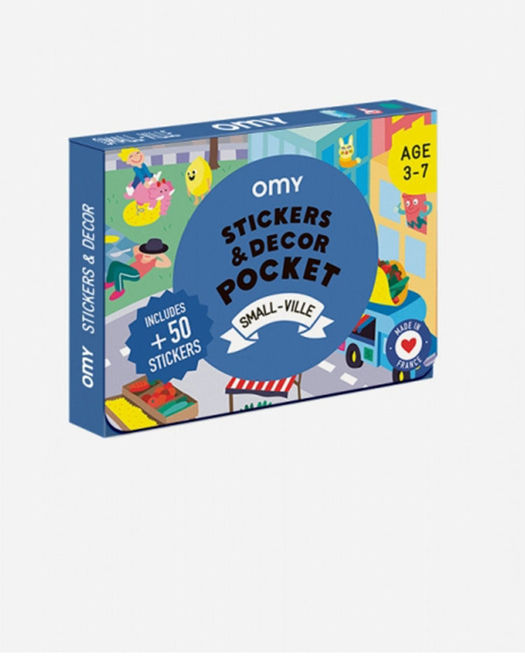 Little omy play small-ville sticker pocket