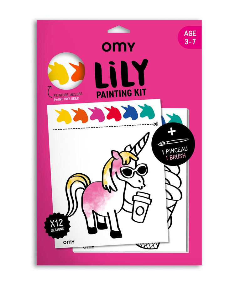 Little omy play unicorn painting kit