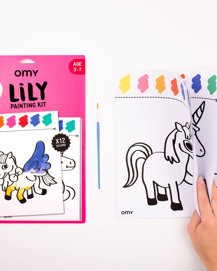 Little omy play unicorn painting kit