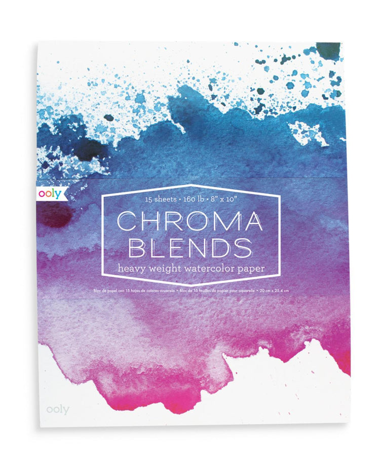 ooly chroma blends watercolor paper play Little