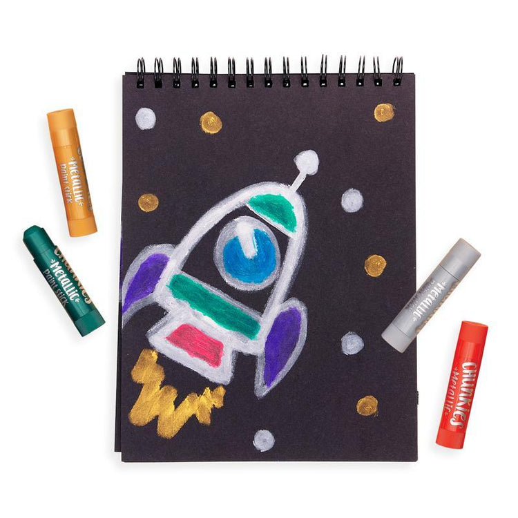 chunkies paint sticks metallic - set of 6