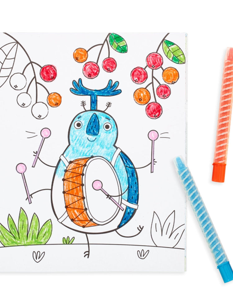 Little ooly play color-in' book: busy bug buddies