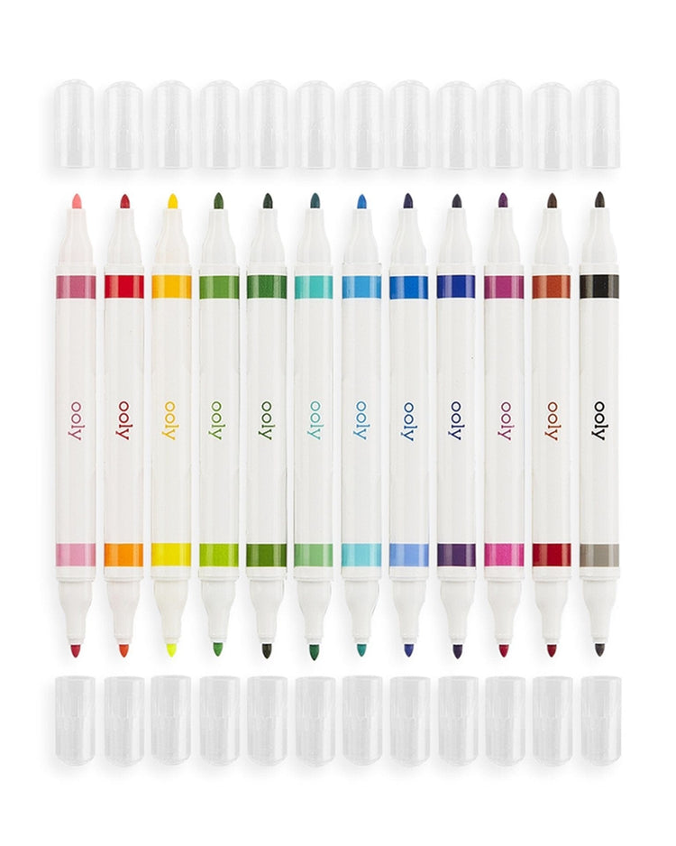 Little ooly play drawing duet double ended markers