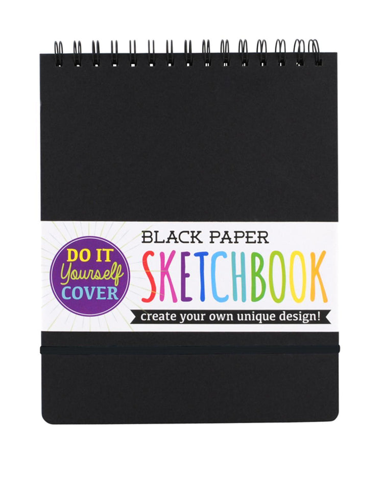 ooly large DIY sketchbook black paper play Little