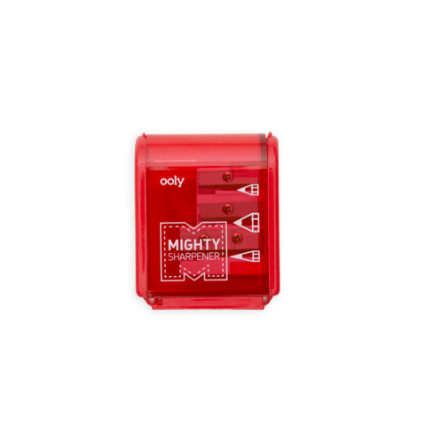Little ooly play mighty pencil sharpener in red