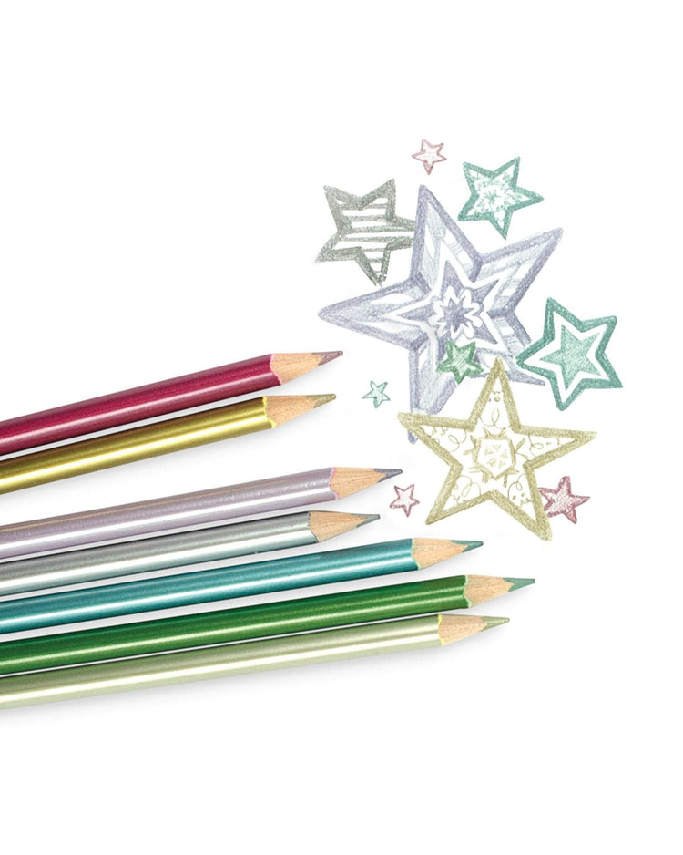 Little ooly play Modern Metallics Pencils