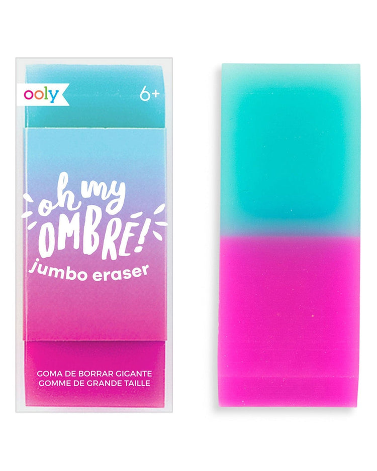 Little ooly play oh my glitter! mint jumbo eraser