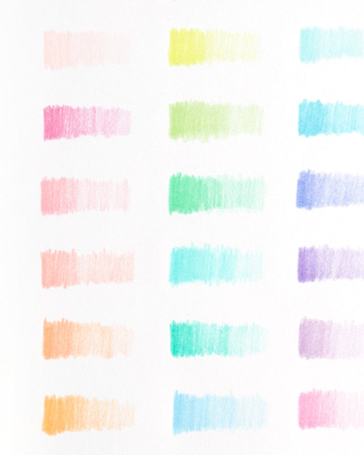 Little ooly play pastel hues colored pencils set of 24