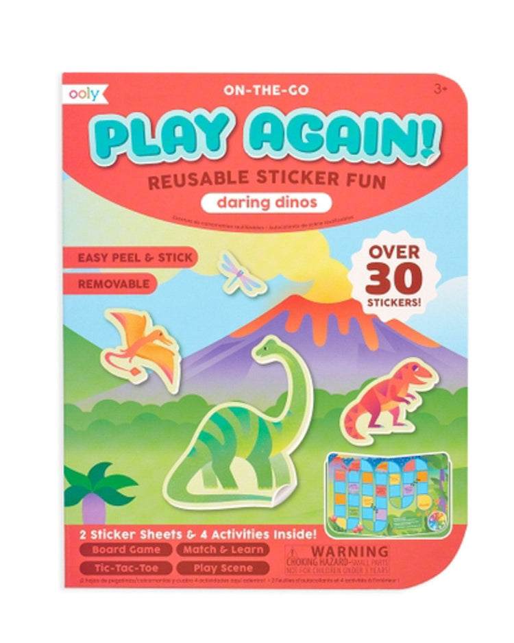Little ooly play play again! mini activity kit - daring dinos