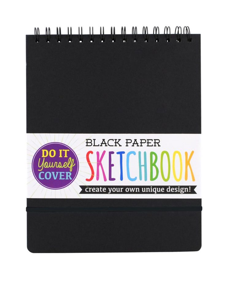 ooly small DIY sketchbook black paper play Little