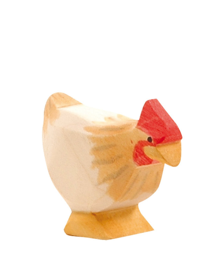 Little ostheimer play ochre standing hen