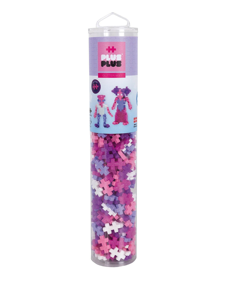 Little plus plus play 240 piece glitter tube