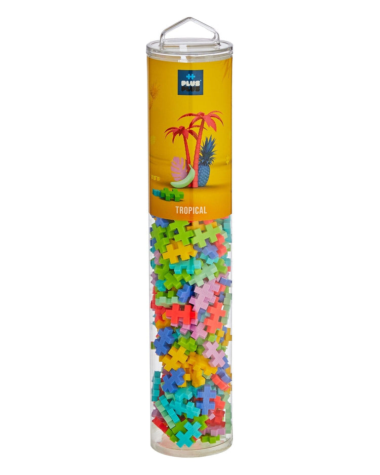 Little plus plus play 240 piece tropical tube