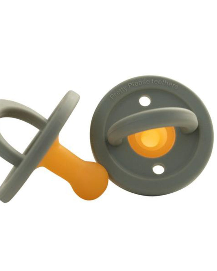 Little pretty please teethers baby accessories modern pacifier in eucalyptus