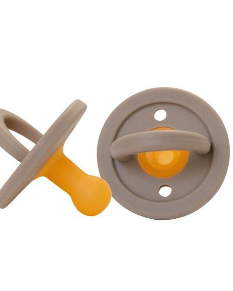 Little pretty please teethers baby accessories modern pacifier in warm taupe