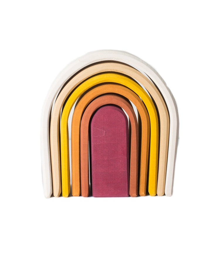 Little raduga grez play oval rainbow stacker