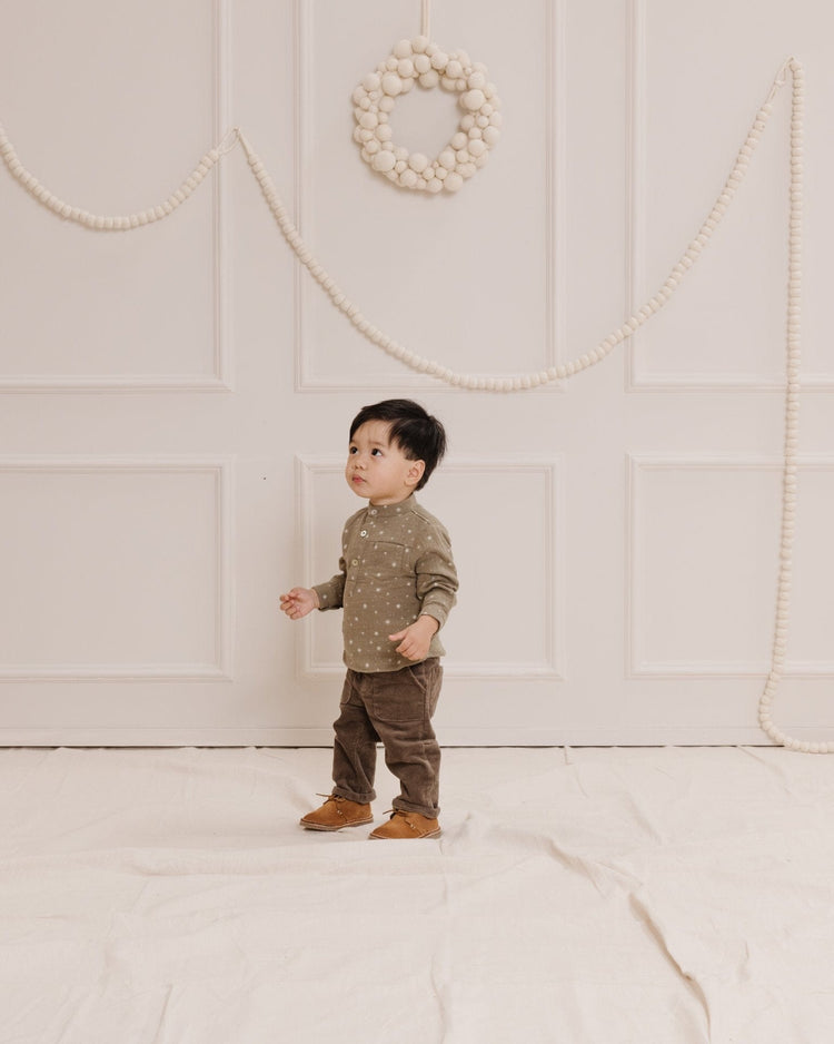 Little rylee + cru baby boy duke baby pant in smoke