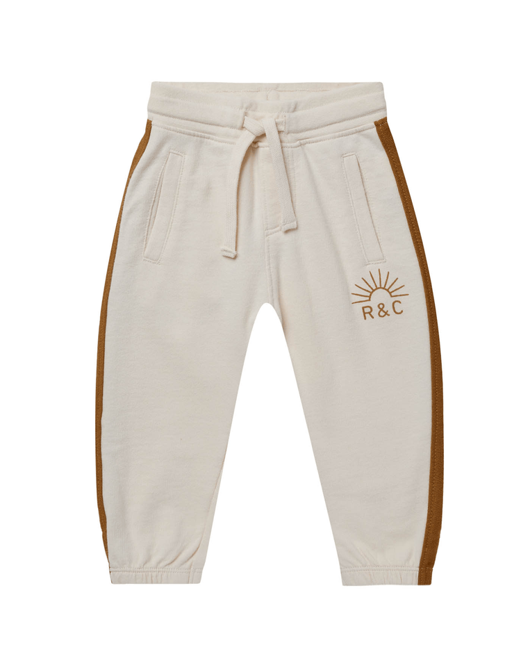 Little rylee + cru kids jogger sweatpant in natural