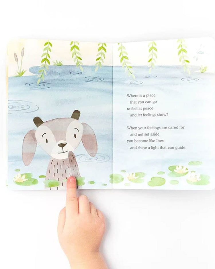 slumberkins ibex feels deeply board book play Little