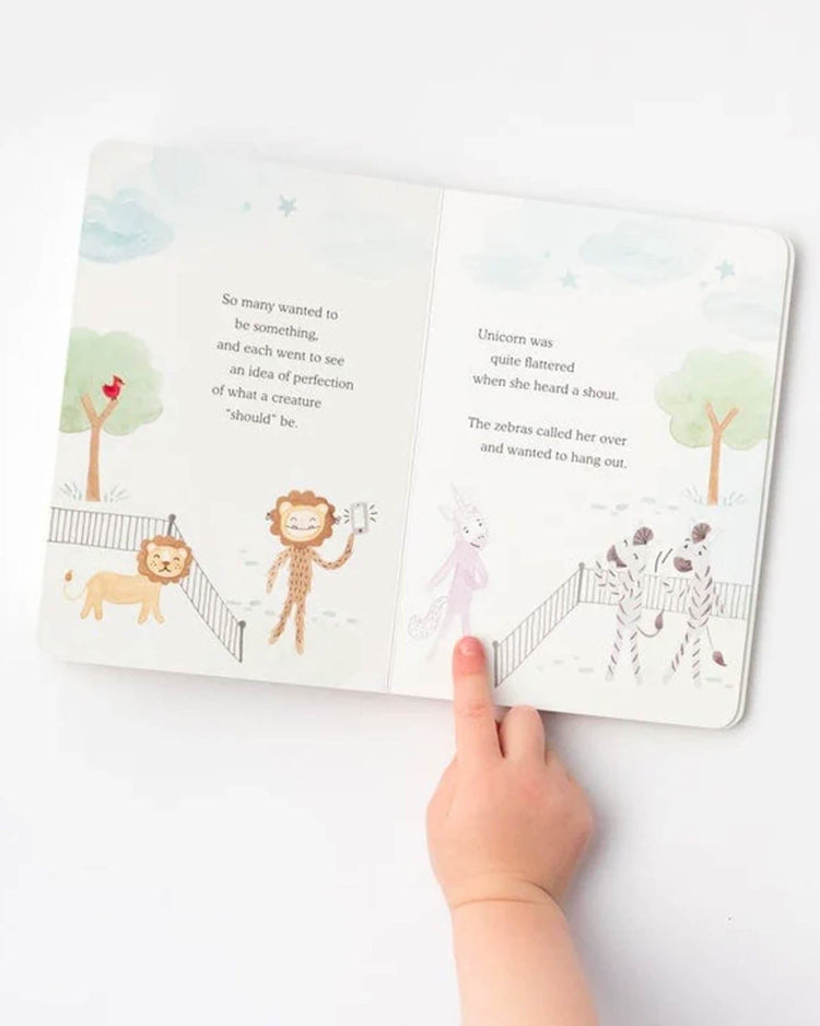 Little slumberkins play unicorn dares to be unique board book